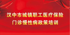 汉中市召开城镇职工医疗保险门诊慢性病培训会